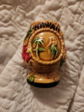 Vintage Hawaiian Hula Girl Toothpick Holder Made In Japan Great Condition